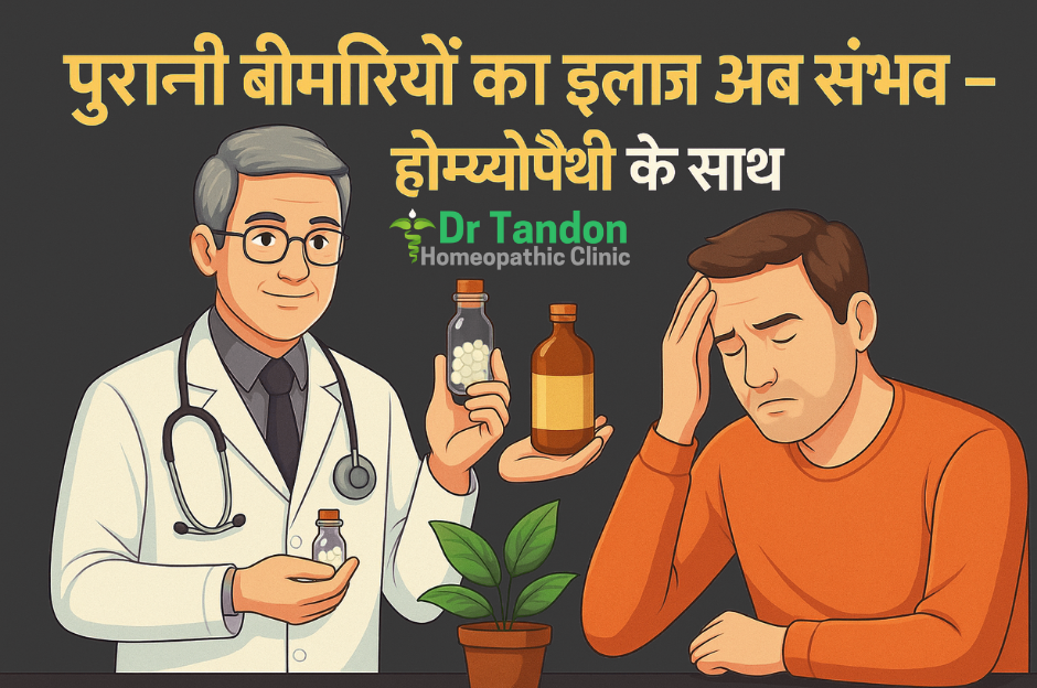 पुरानी बीमारियों का इलाज अब संभव – होम्योपैथी के साथ